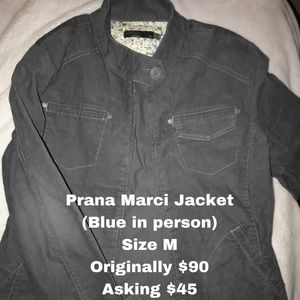 Prana Marci Corduroy Jacket BRAND NEW